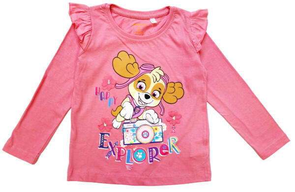 Dievčenské tričko s dlhým rukávom Explorer Paw Patrol - Image 3