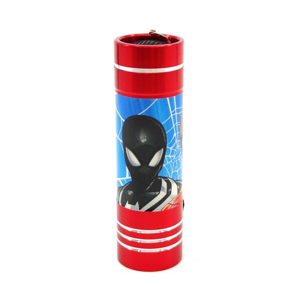 Detská hliníková LED baterka Spider-man - Image 4