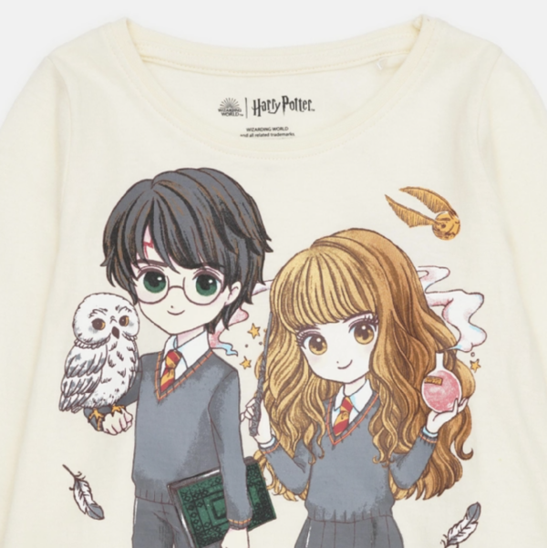 Dievčenské Pyžamo Harry Potter - Kúzelná Pohoda s Harrym a Hermionou