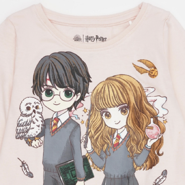 Dievčenské Pyžamo Harry Potter - Kúzelná Pohoda s Harrym a Hermionou - Image 2