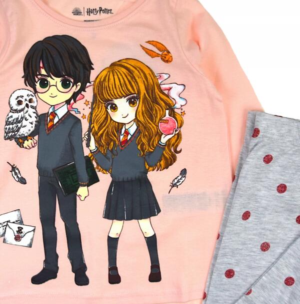 Dievčenské Pyžamo Harry Potter - Kúzelná Pohoda s Harrym a Hermionou - Image 7