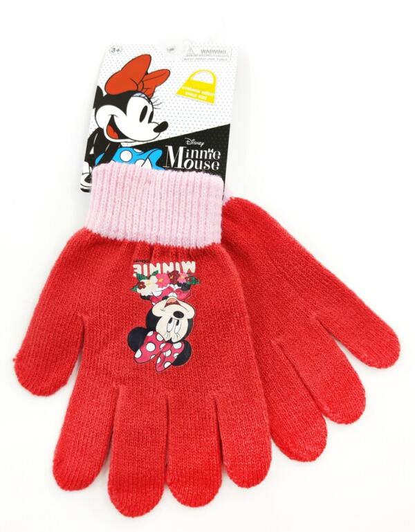 Dievčenské rukavice "Minnie Mouse" - červená - 12x16 cm - Image 2