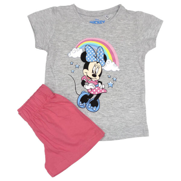 Dievčenské bavlnené pyžamo "Minnie Mouse" - sivá