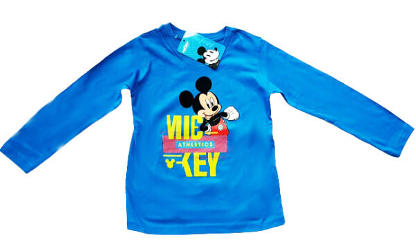 Chlapčenské tričko s dlhým rukávom Mickey Mouse Athletics
