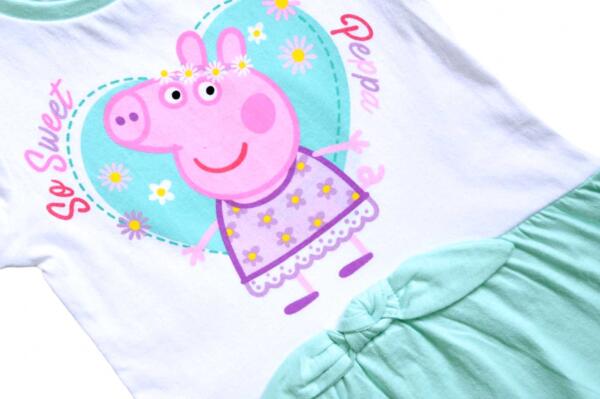 Detské šaty "Peppa Pig" - zelená - Image 2