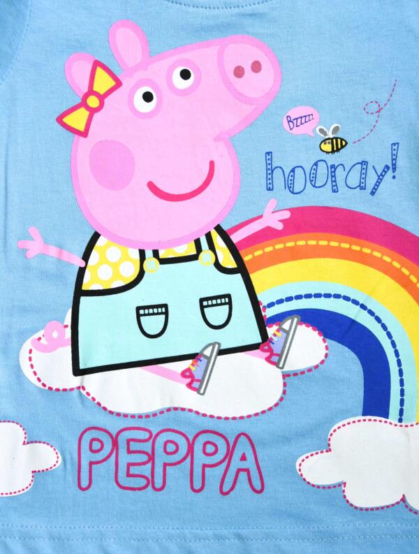 Dievčenské tričko "Peppa Pig" - modrá - Image 2