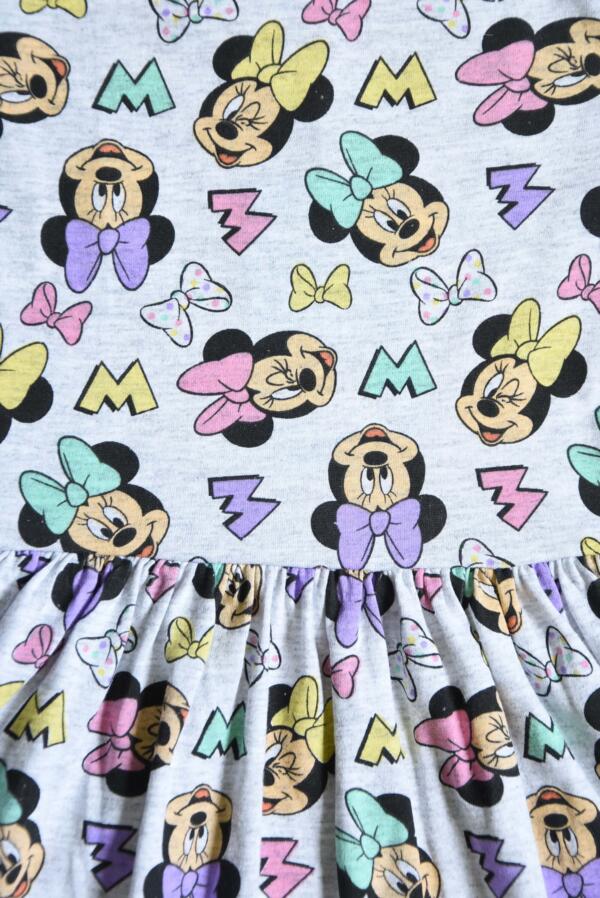 Detské šaty "Minnie Mouse" - sivá