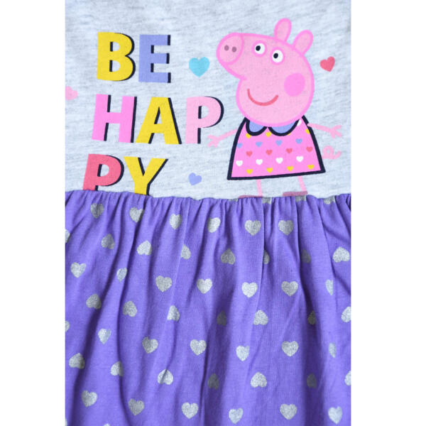 Detské šaty "Peppa Pig" - fialová