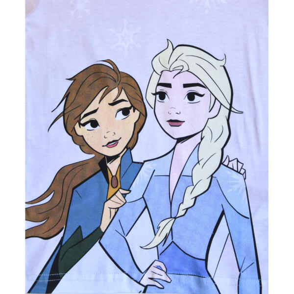 Dievčenský komplet tričko a kraťasy "Frozen" - fialová - Image 2