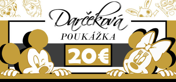 Darčeková poukážka - 20 eur