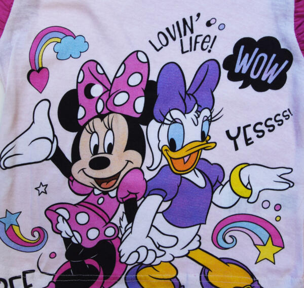 Dievčenské bavlnené tielko "Minnie Mouse" - ružová