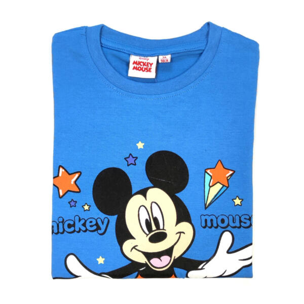 Chlapčenské tričko s dlhým rukávom "Mickey Mouse" - svetlo modrá