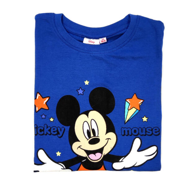Chlapčenské tričko s dlhým rukávom "Mickey Mouse" - tmavo modrá