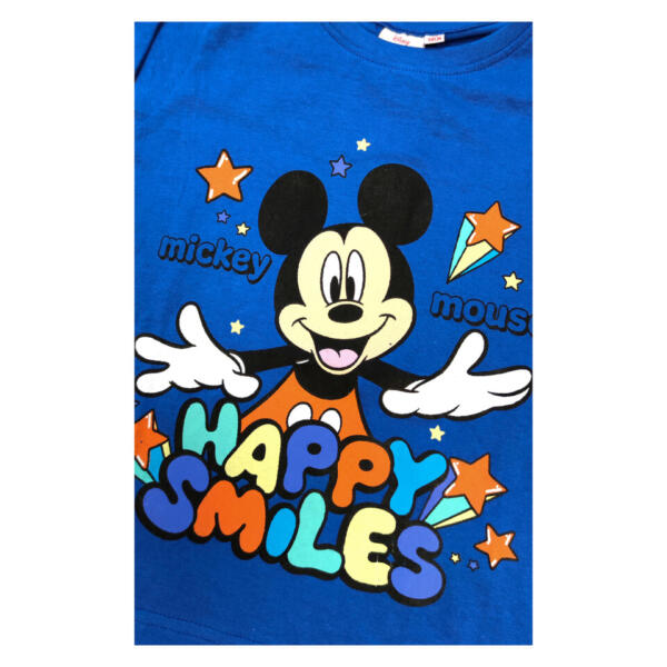 Chlapčenské tričko s dlhým rukávom "Mickey Mouse" - tmavo modrá - Image 2